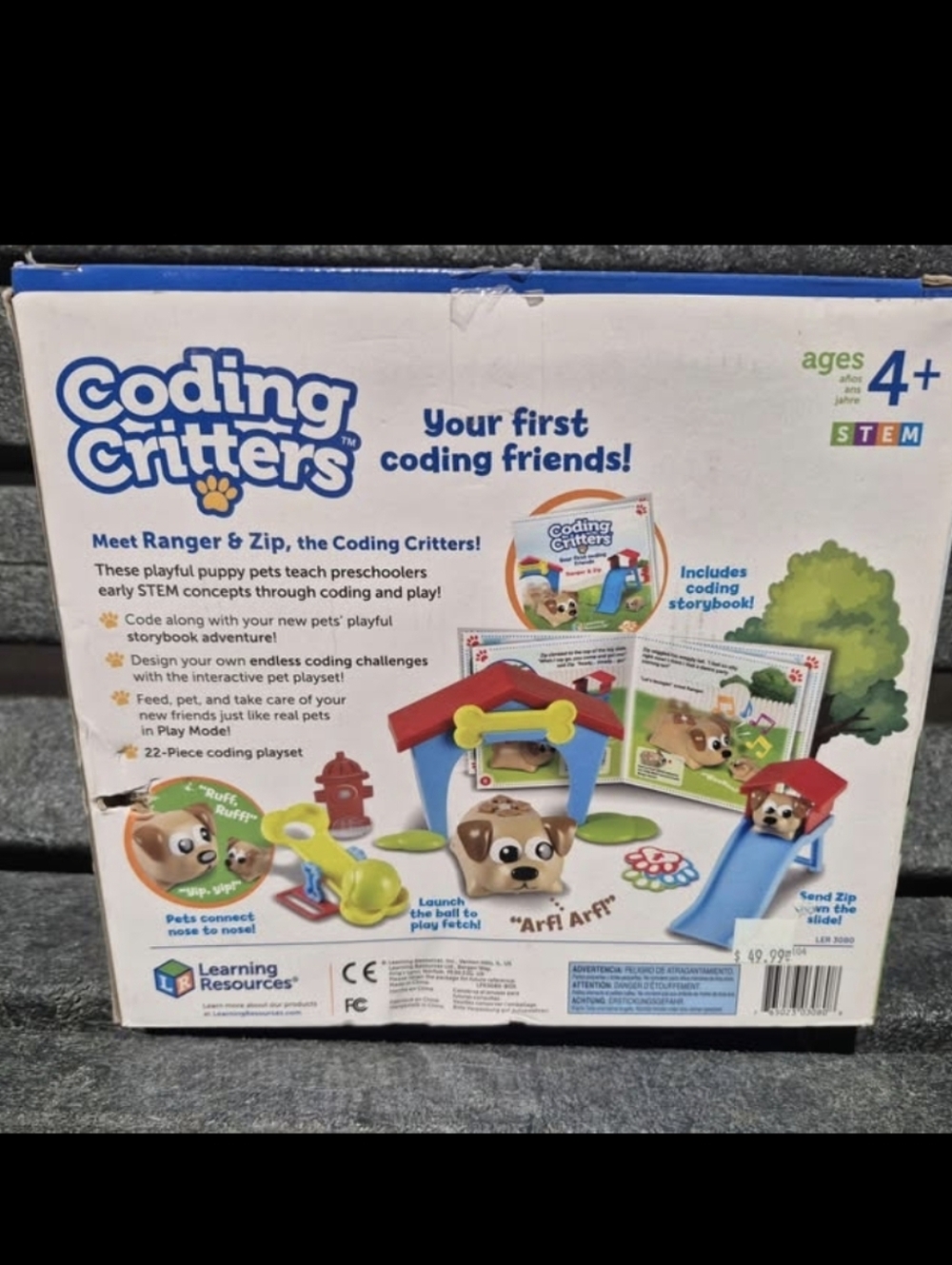 Learning Resources Coding Critters Ranger & Zip screen-free interactive STEM toy - Picture 2 of 4